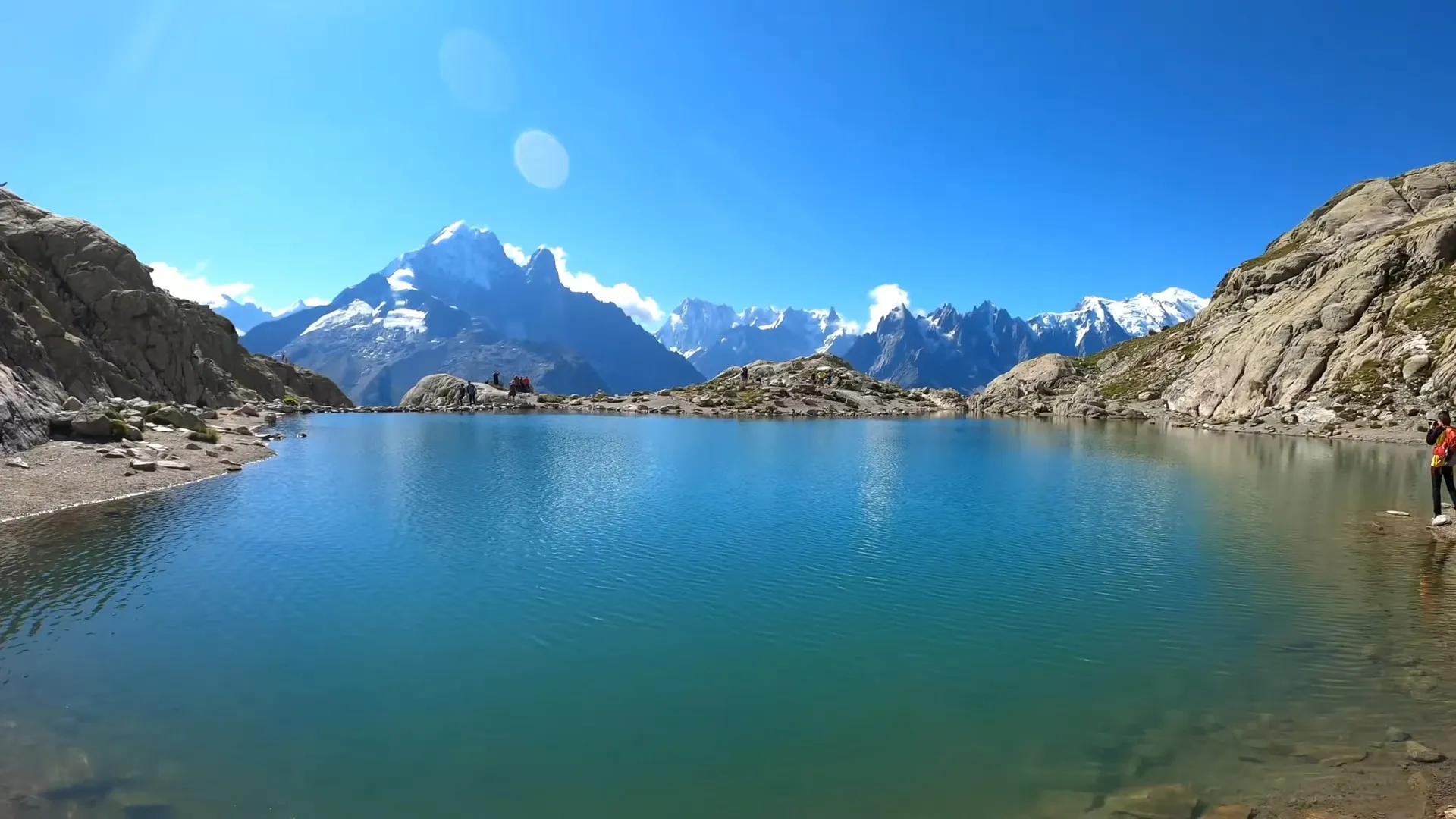 Reflet du Mont Blanc dans le Lac Blanc