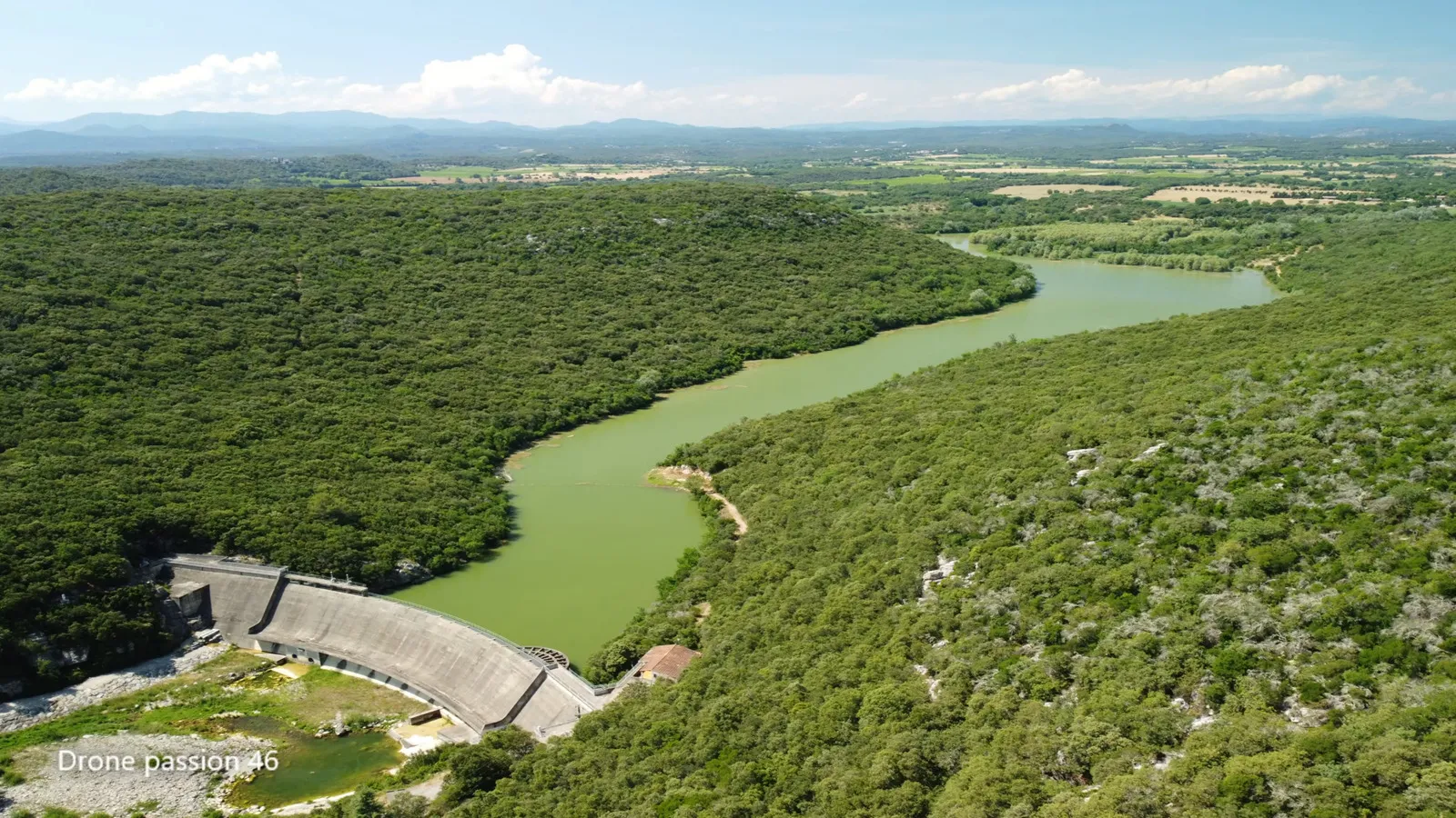Retenue de la Rouvière et garrigue gardoise