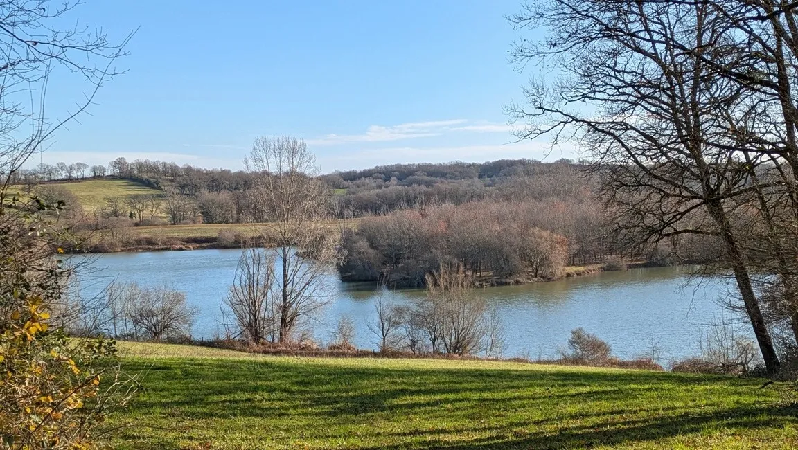 Ambiance sauvage et roseaux au Lac de Bannac
