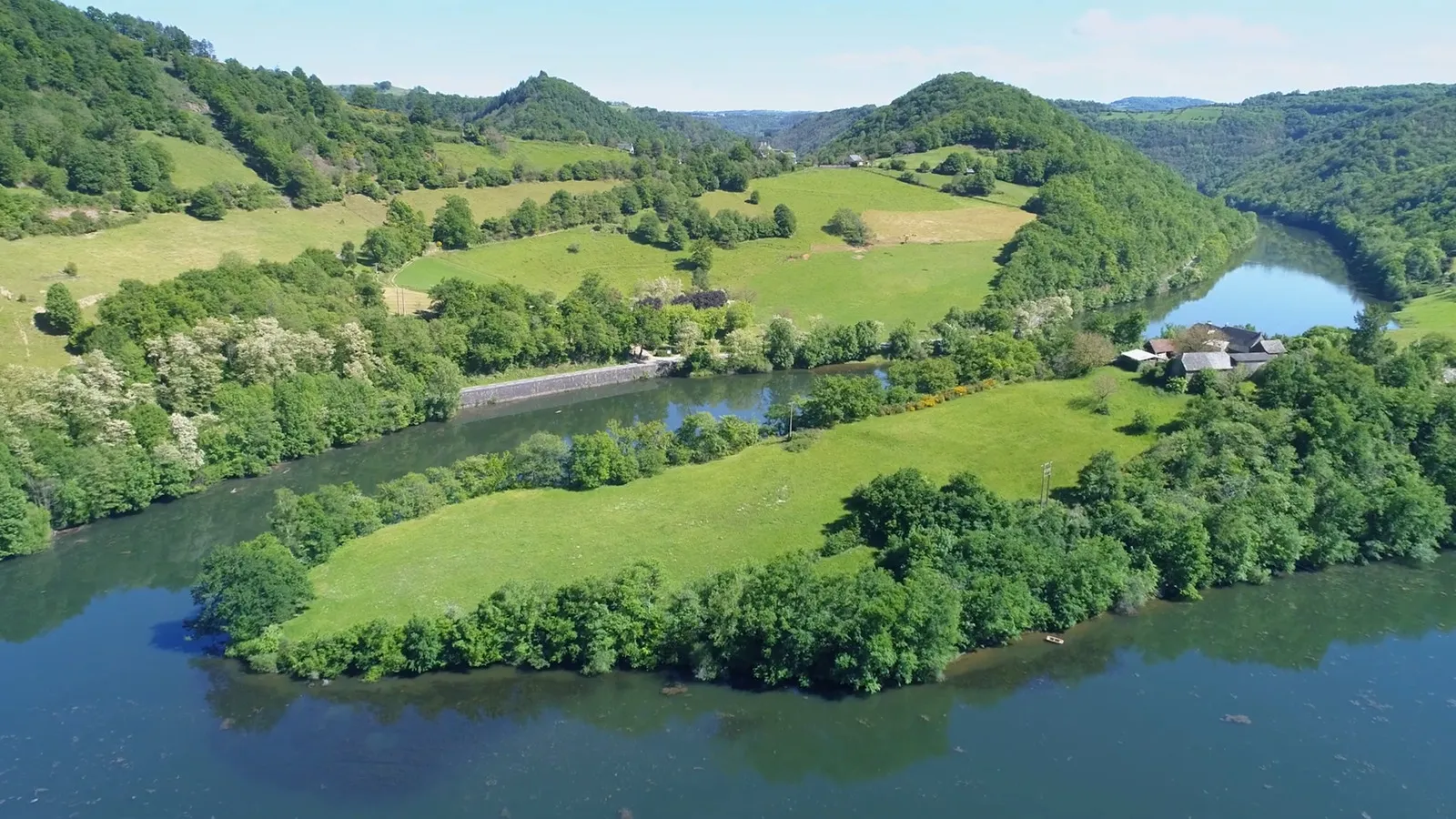 Lac de Golinhac sur le chemin de Compostelle