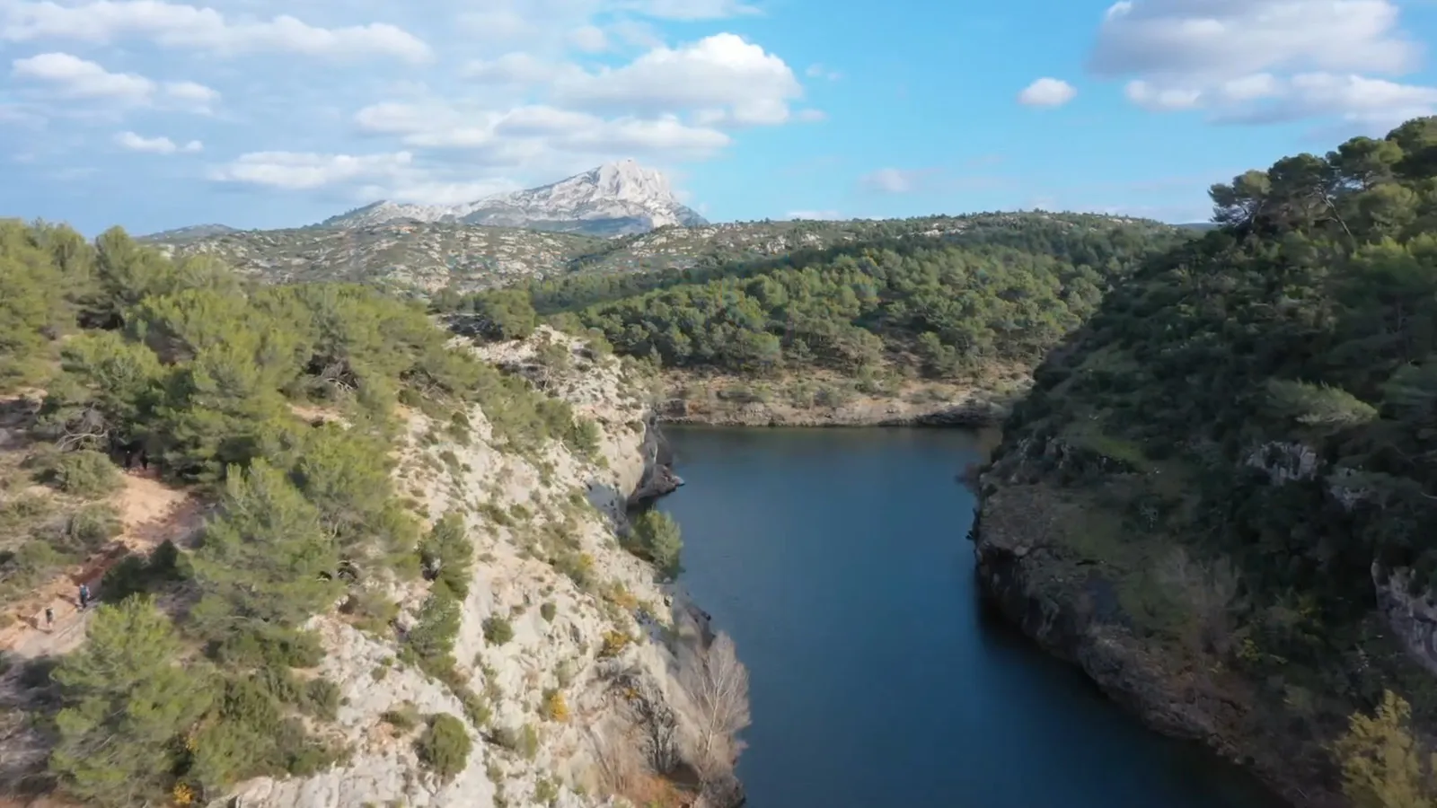 Le barrage Zola au Tholonet