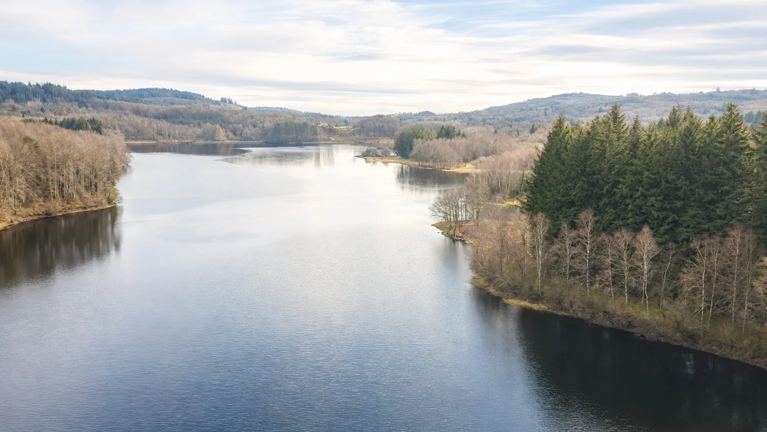 Ambiance canadienne au Lac de la Crouzille