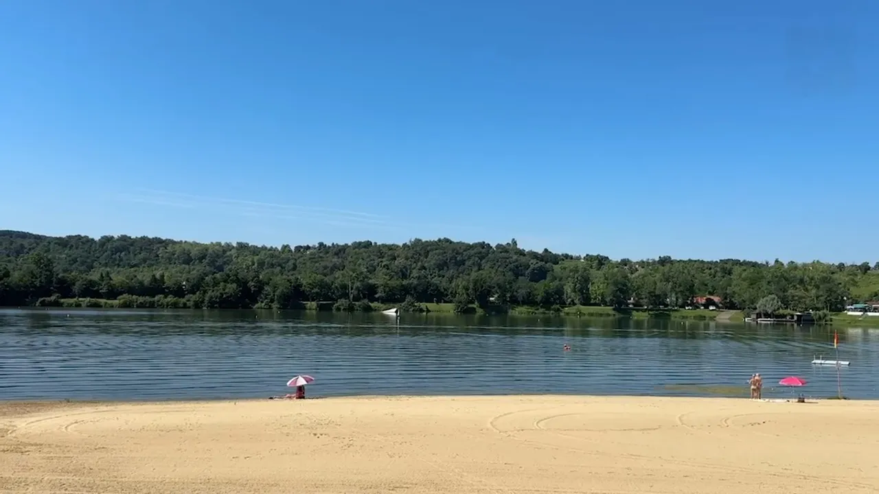 Base de loisirs d'Orthez-Biron vue panoramique