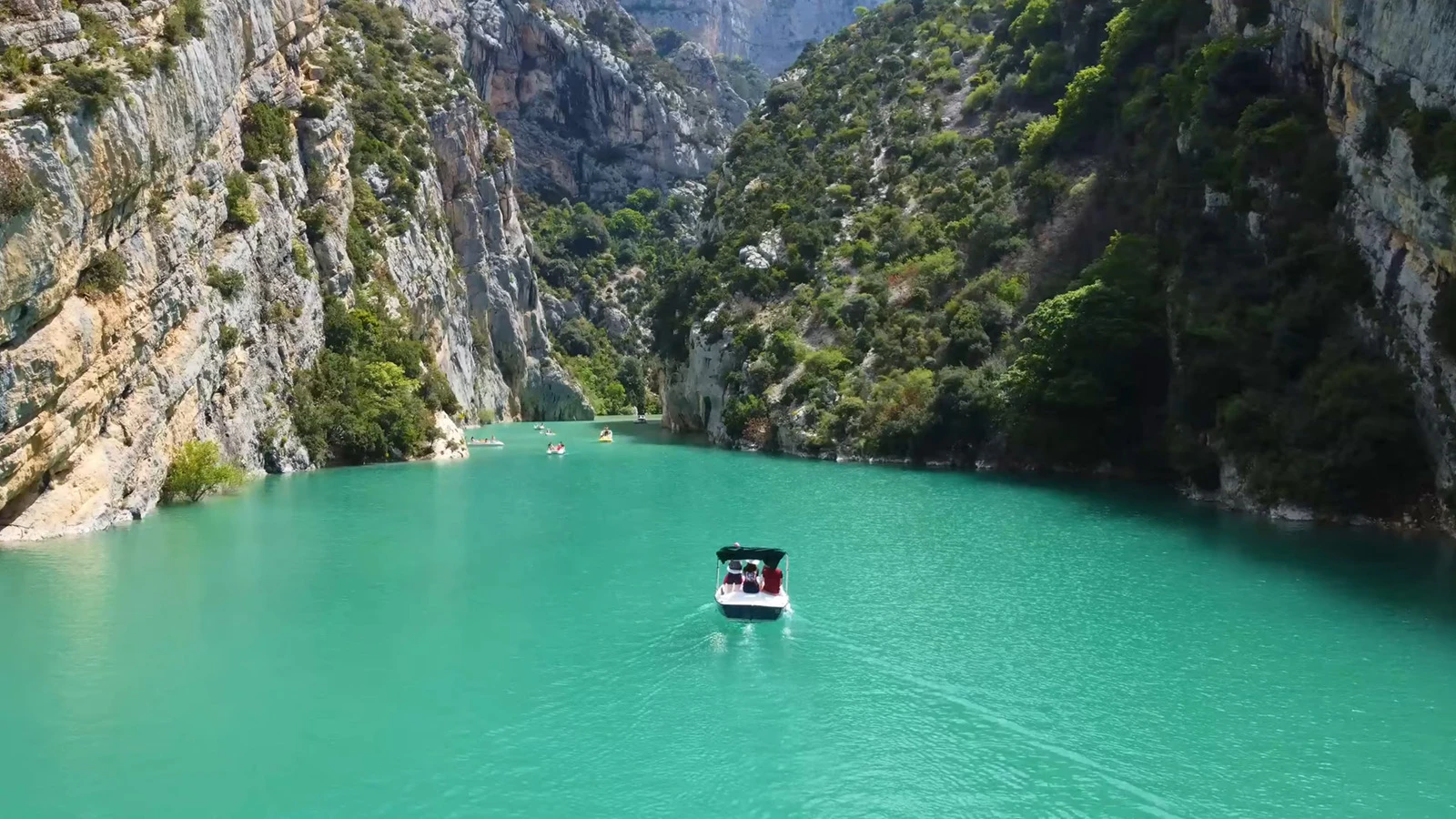 Entrée des Gorges du Verdon, un paradis à découvrir en pédalo