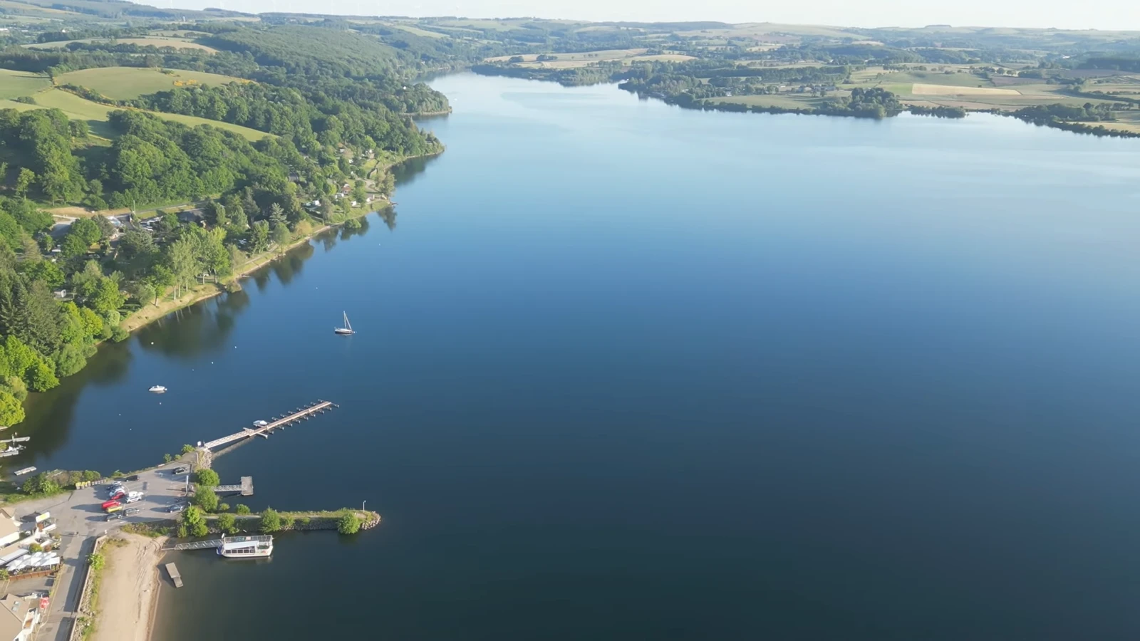 Les soins apportés pour l'accessibilité PMR au lac de Pareloup