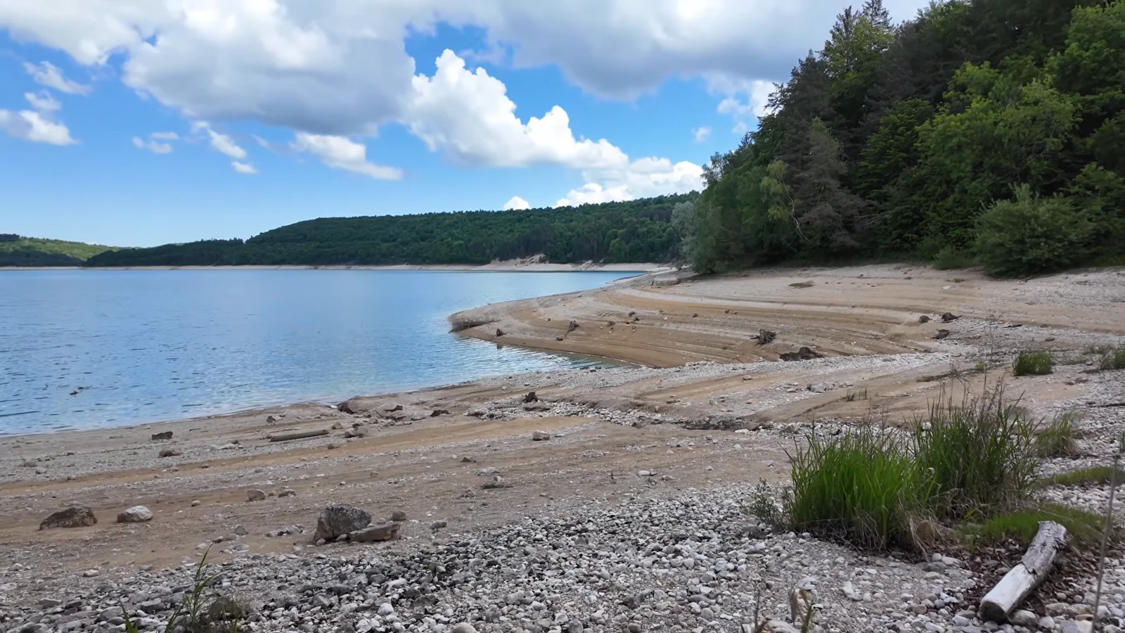 Le marnage et basses eaux au lac de Vouglans