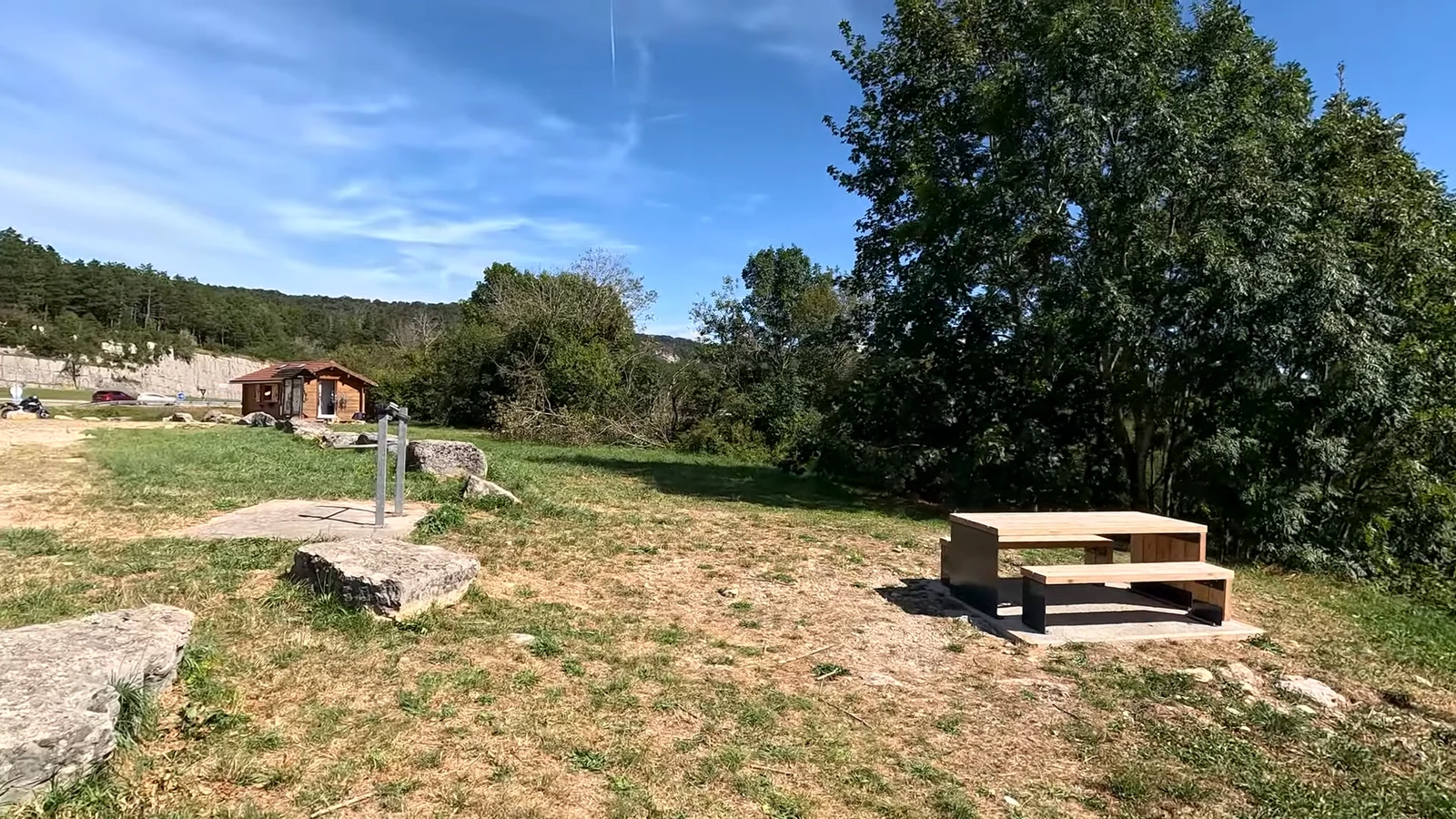 Pique nique au lac de Vouglans