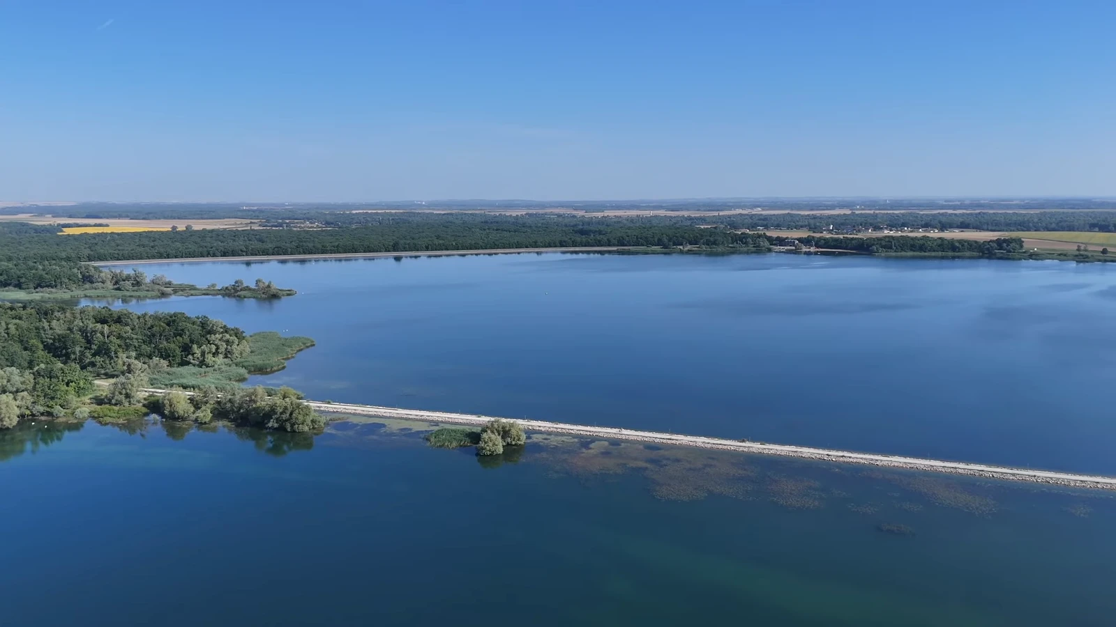 Lac du Der et ses passages submersibles